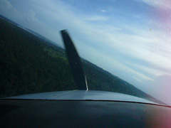 Landeplatz am Amazonas